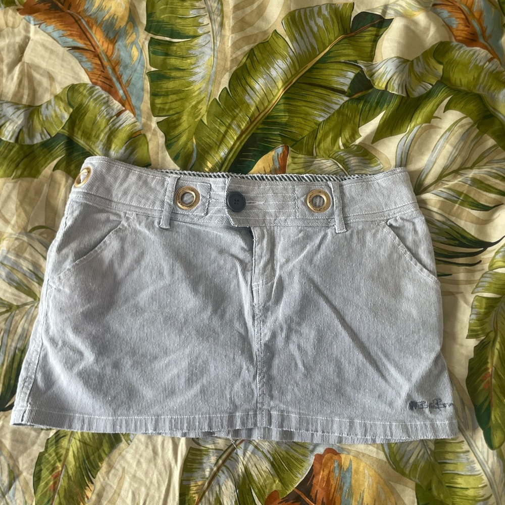 Bjorn Borg Striped Gray and White Skirt